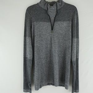 Nike Running Women's Pullover Long Sleeve Running Shirt Size Large Gray